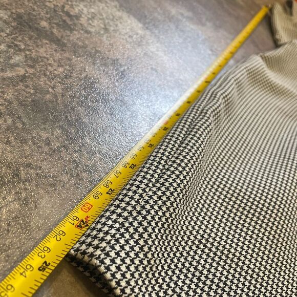 vintage 90s la belle houndstooth office siren dress size 5 - Picture 4 of 8